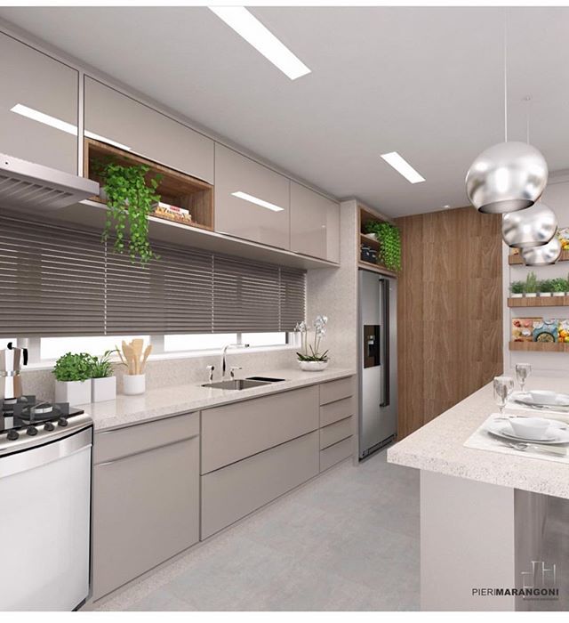 Decore seu estilo’s Instagram post_ “Show de cozinha!! Projeto de Pieri Marangoni #kitchendesign #decors #kitchendecor #cozinha #kitchen #style #arquitetura…”